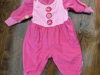 Vintage Gymboree pink baby outfit 6 months