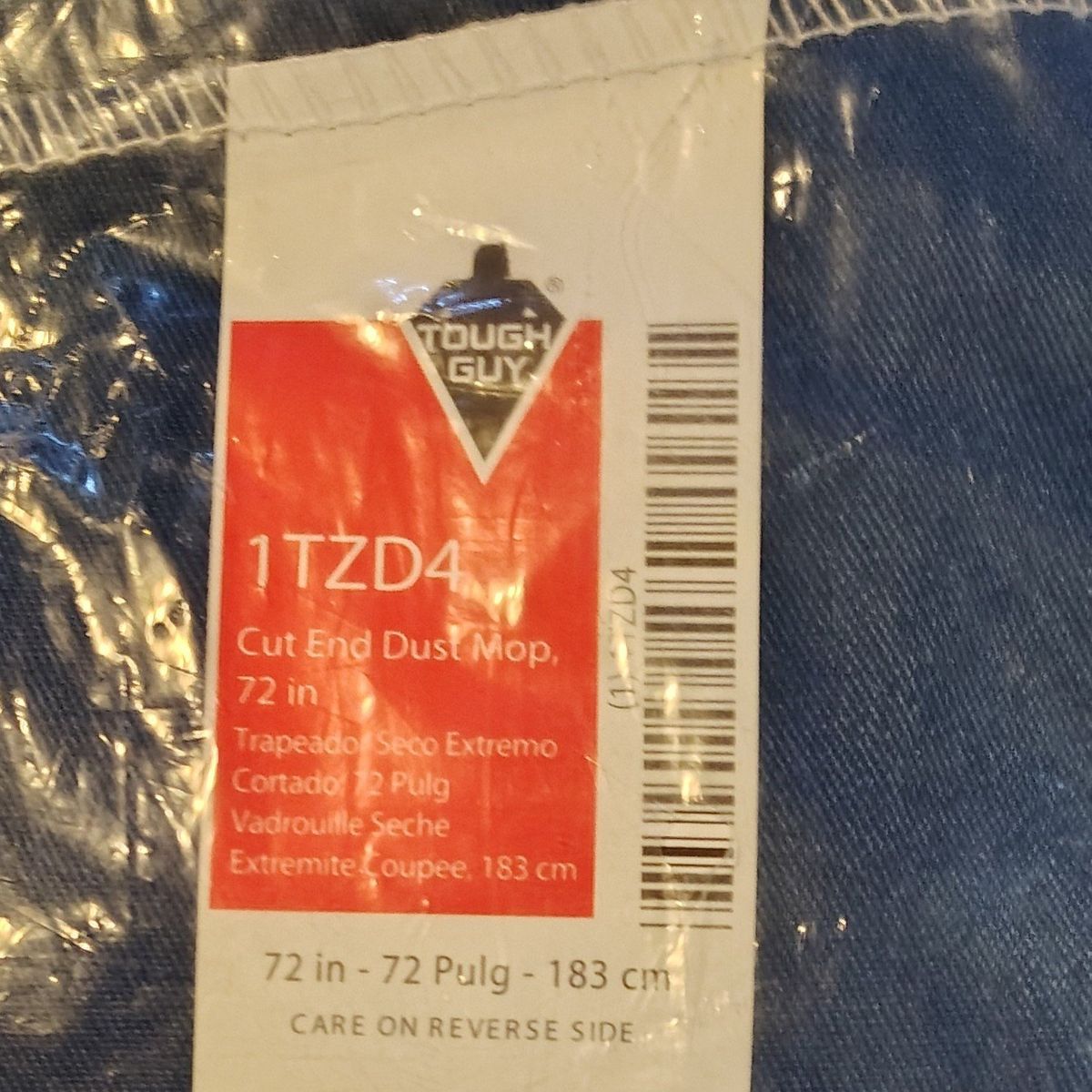 TOUGH GUY 1TZD4 72-IN CUT AND DUST MOP NEW