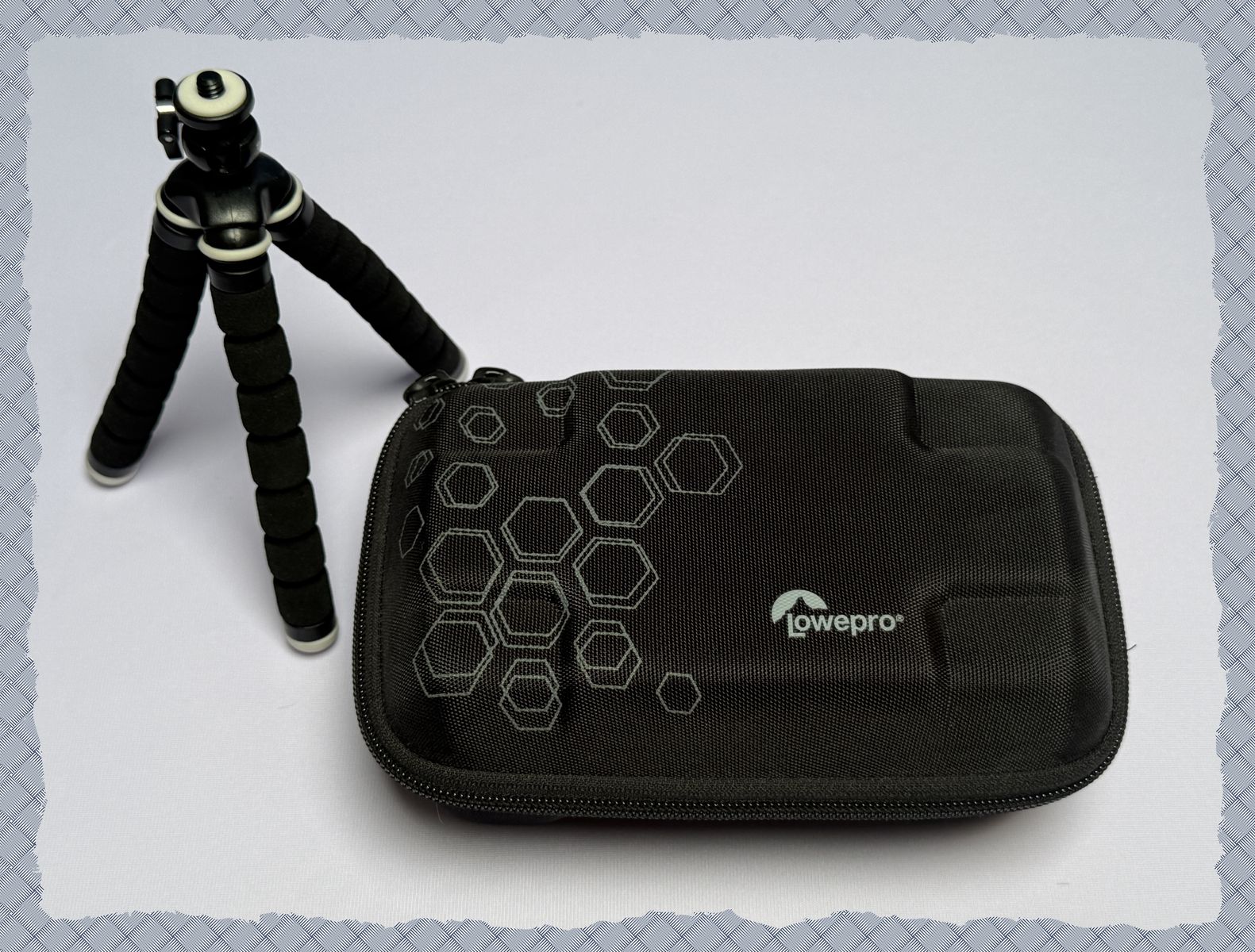 Lowepro Dashpoint AVC1 Action Camera Case - Hard Shell Black Edition w/ Small Flexible TriPod