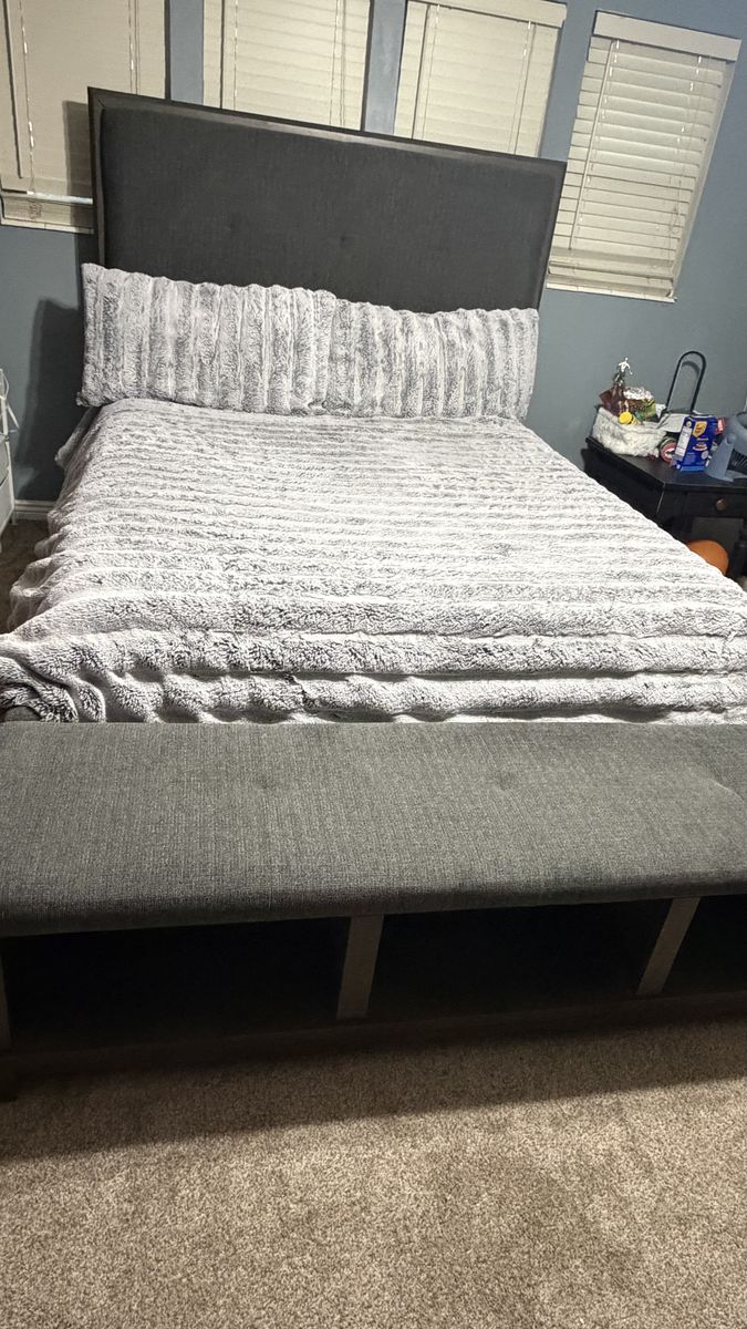 Queen bed frame