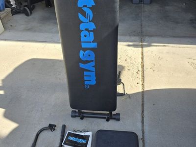 Total Gym Home Gym Full Body Workout Machine with Attachments