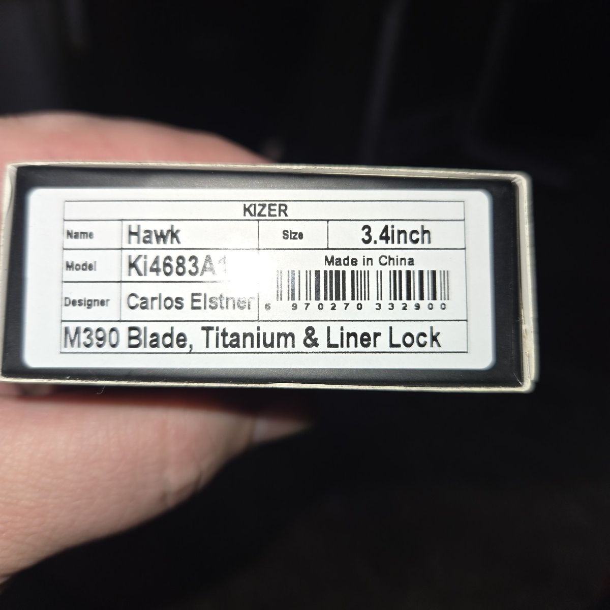 Kizer hawk pol dlc m390 bnib