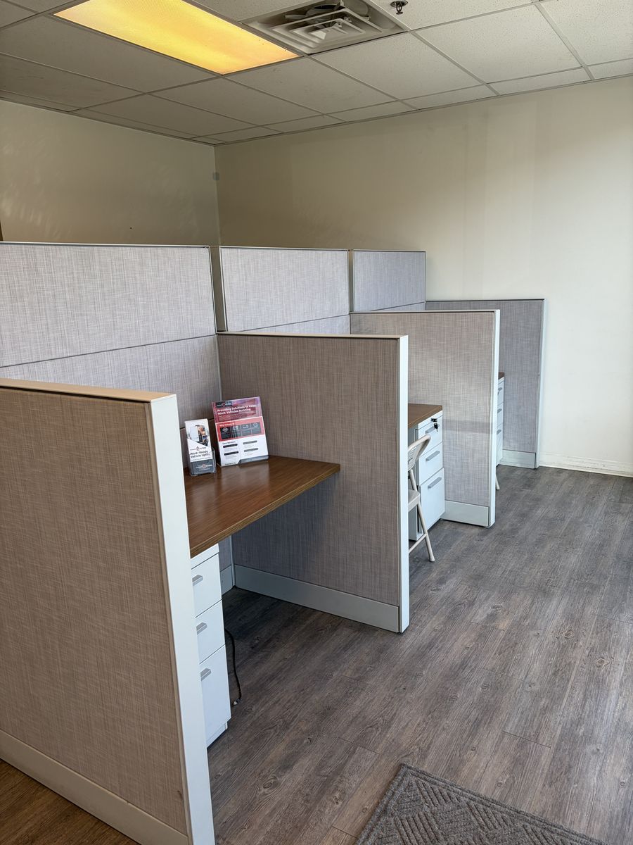 Set of six cubicles for sale