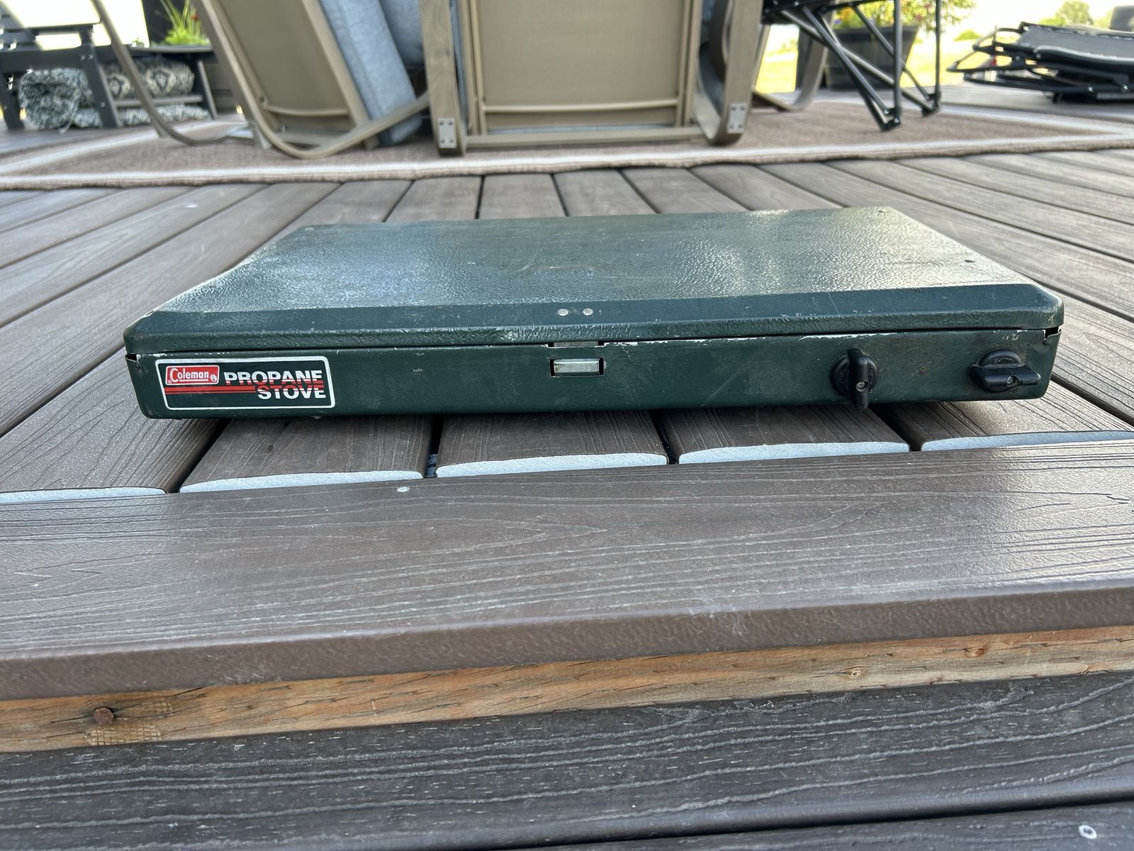 Coleman Green Propane Camping Stove - Portable 2-Burner Outdoor Cooktop