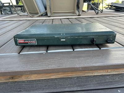 Coleman Green Propane Camping Stove - Portable 2-Burner Outdoor Cooktop