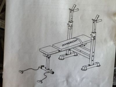 Oppisdecor Weight Lifting Bench - Adjustable Workout Bench with Manual