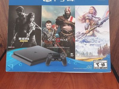 PS4 Slim 1TB – Like New, Only 15 Hours of Use, Original Box – $260