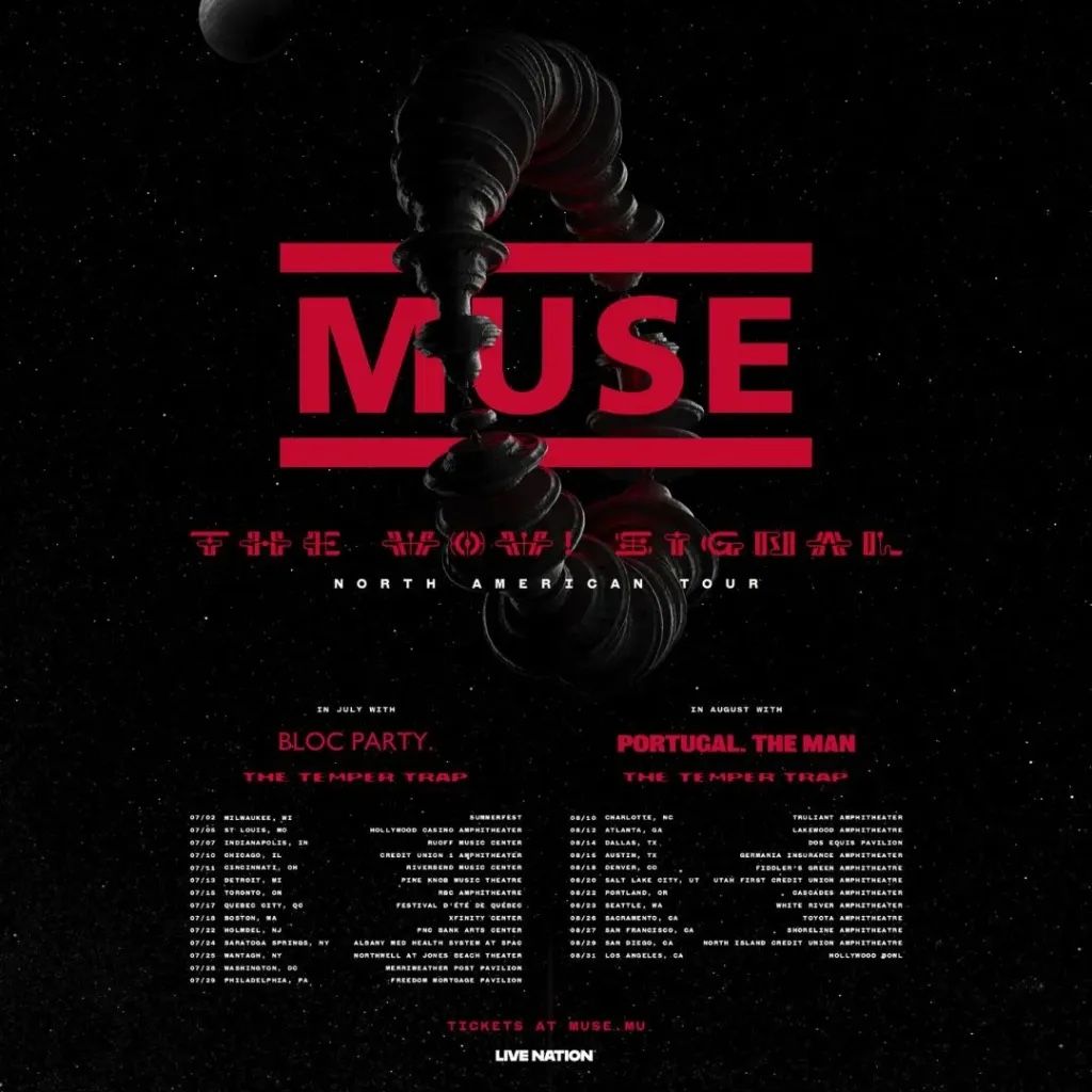Muse with Portugal. The Man and The Temper Trap at UFCUA Box Suite 7