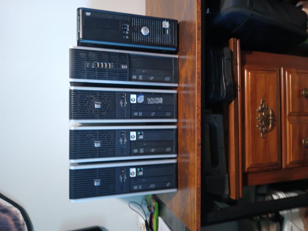 1 HP computers and one Dell computer $50 each