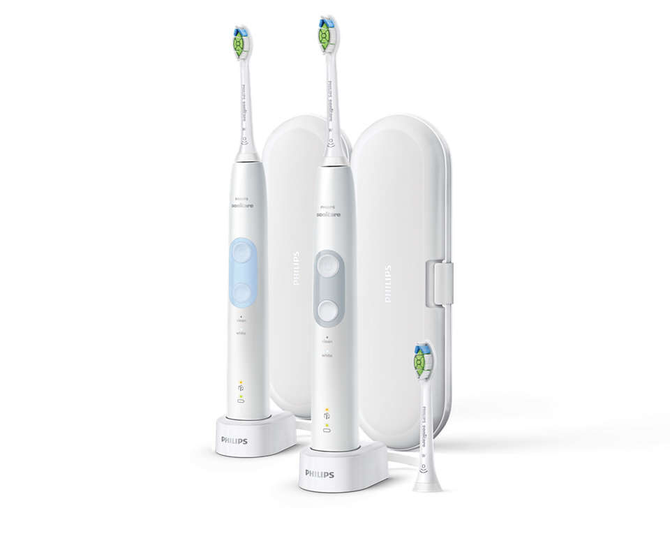 Philips Sonicare HX6829/75 Optimal Clean Power Toothbrush, 2-pack 2-Modes 2858210 #94336