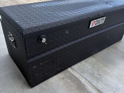 Tractor Supply Co. Black Diamond Plate Truck Tool Box