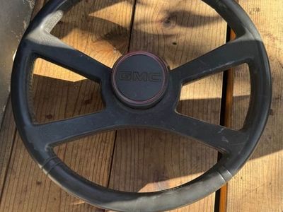 GMC/Chevrolet OEM Black 4-Spoke Steering Wheel - Used, Good Condition
