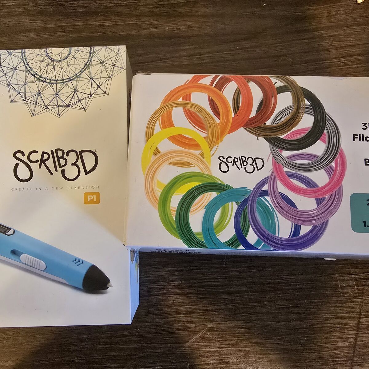 3D pen with box of fillament