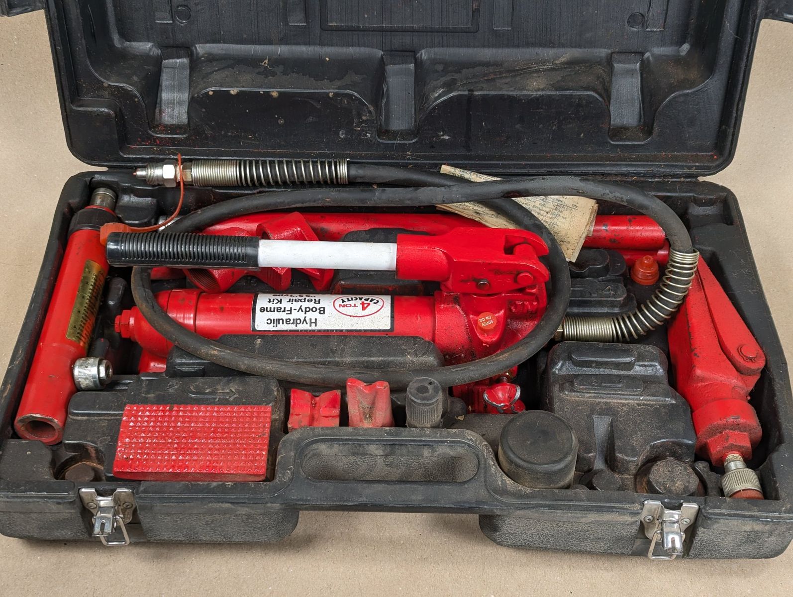 Jong Maw JM 4-Ton Hydraulic Body-Frame Repair Kit SS Type Automotive Tool Set
