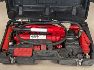 Jong Maw JM 4-Ton Hydraulic Body-Frame Repair Kit SS Type Automotive Tool Set