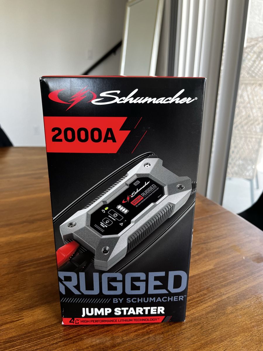 Schumacher 2000A Rugged Jump Starter