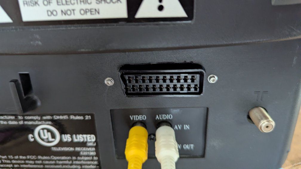 RGB mod your CRT TV with SCART - looks like an arcade monitor