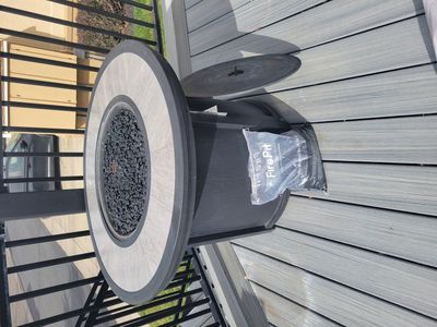 outdoor gas fireplace