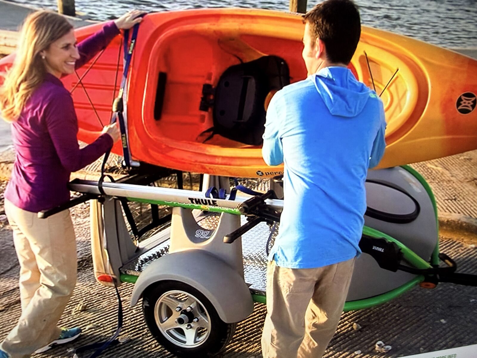 SylvanSport GO EASY ULTIMATE TRAILER kayak/Bike Paddle Board/Pressure Washer..etc 2” ball