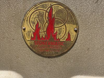 Antique coal burning heater