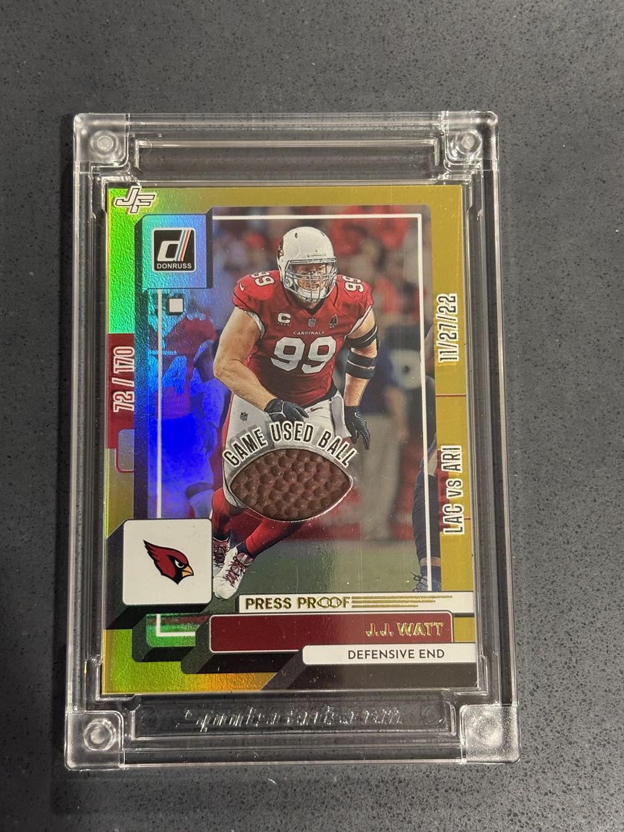 JJ Watt Cardinals Game Used Ball