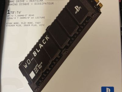 WD Black SN850P 1tb Nvme Ssd Ps5 New