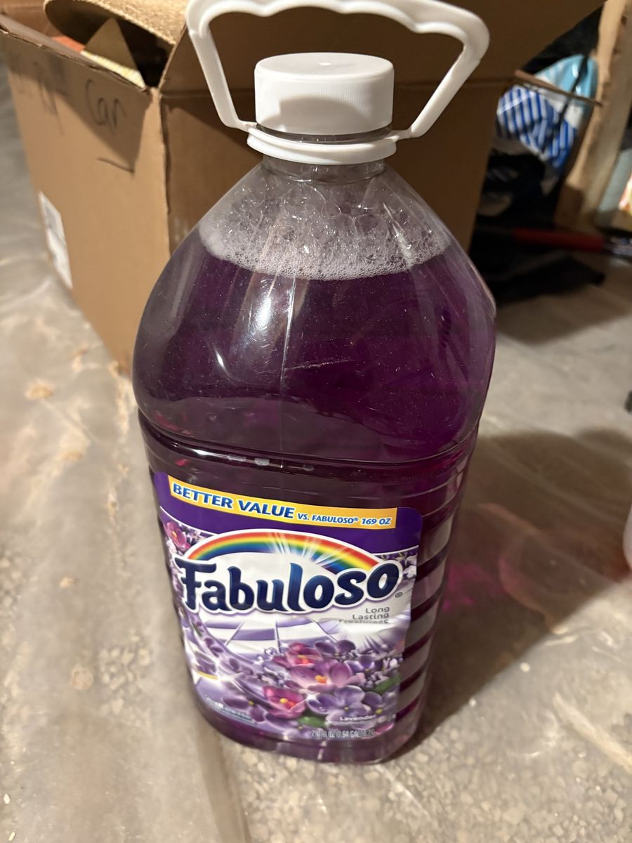 Fabuloso Lavender Scent All-Purpose Cleaner - Large 169 oz Bottle, Long Lasting Freshness
