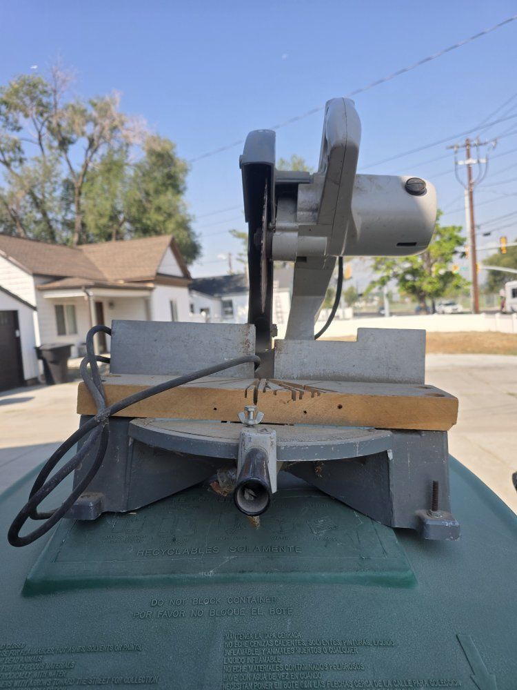 Vintage Compound Miter Saw - Corded Electric Power Tool