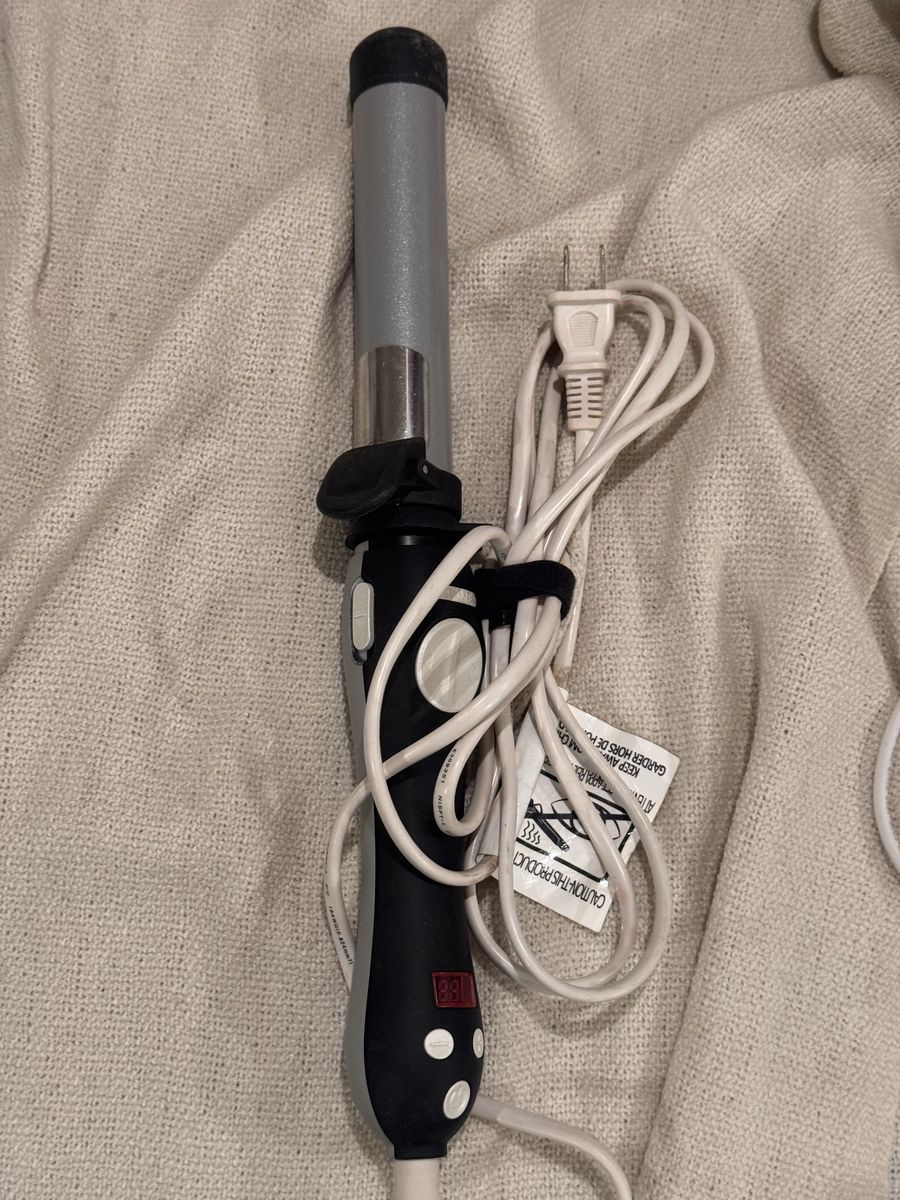BaBylissPRO Nano Titanium 1" Curling Iron - Used, Digital Temperature Display