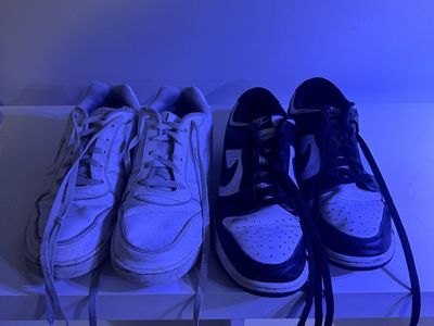 Nike Dunk Low Panda (Size 12) & Nike Air Force 1 Low (Size 10.5) Bundle 35 For Both