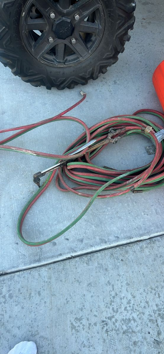 welding lead with Victor torch