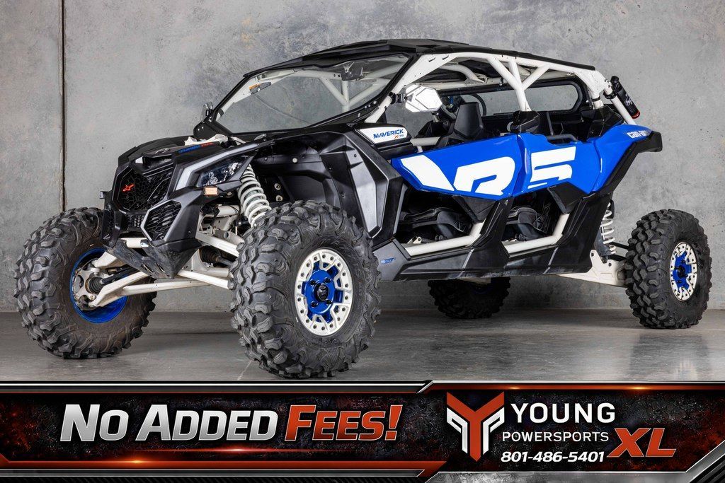 2023 Can-Am® Maverick X3 MAX X rs Turbo RR Intense Blue / Carbon Black / Chalk Grey