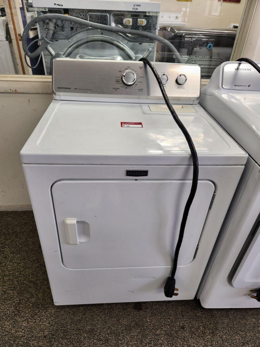Maytag Centennial White Electric Top Load Dryer - Used