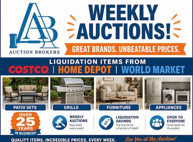 COSTCO & HOME DEPOT AUCTION BROKERS ONLINE AUCTION! Patio, Grills, Garden, Furniture