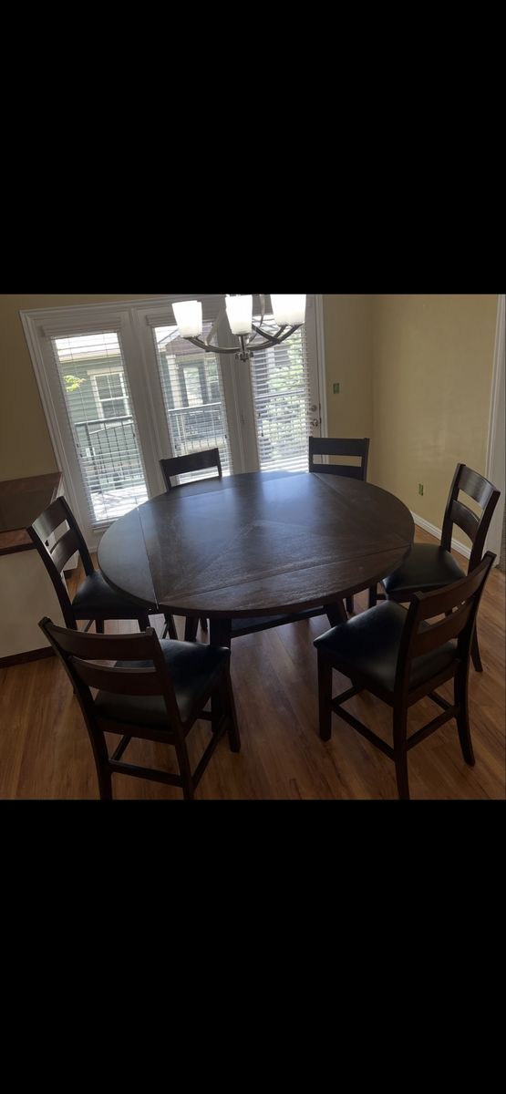 Wooden table set