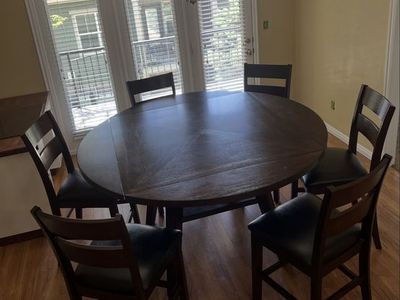 Wooden table set
