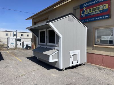 "Farmhouse Chic" 6x8 Chicken Coop