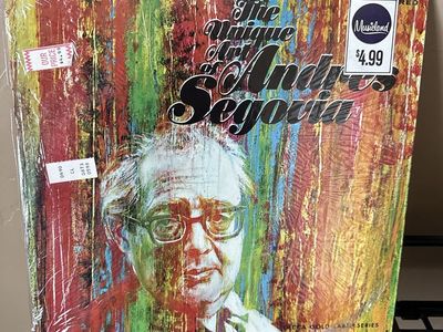 The Unique Art of Andres Segovia Decca Gold Label Series Vinyl LP Record