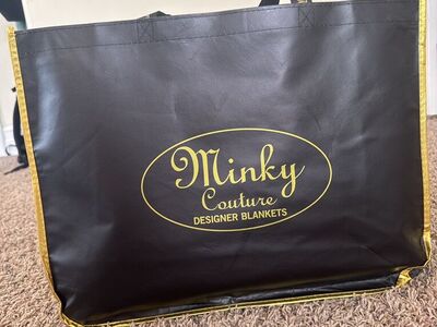 Posh Sorbet Cream Monster Minky blanket