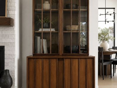 Keller Mid-Century Vintage Hutch / China Cabinet