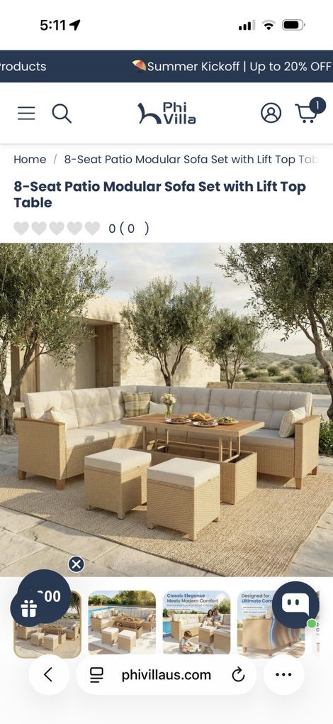 BRAND New Modular Patio Furniture