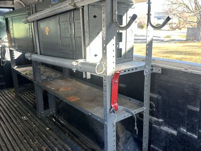 Vehicle storage shelves
