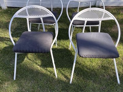 Set of 4 Vintage Patio Chairs