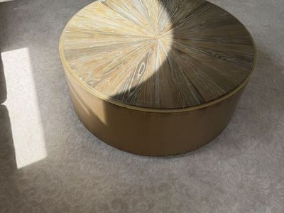 Pottery Barn Coffee Table And Side Table