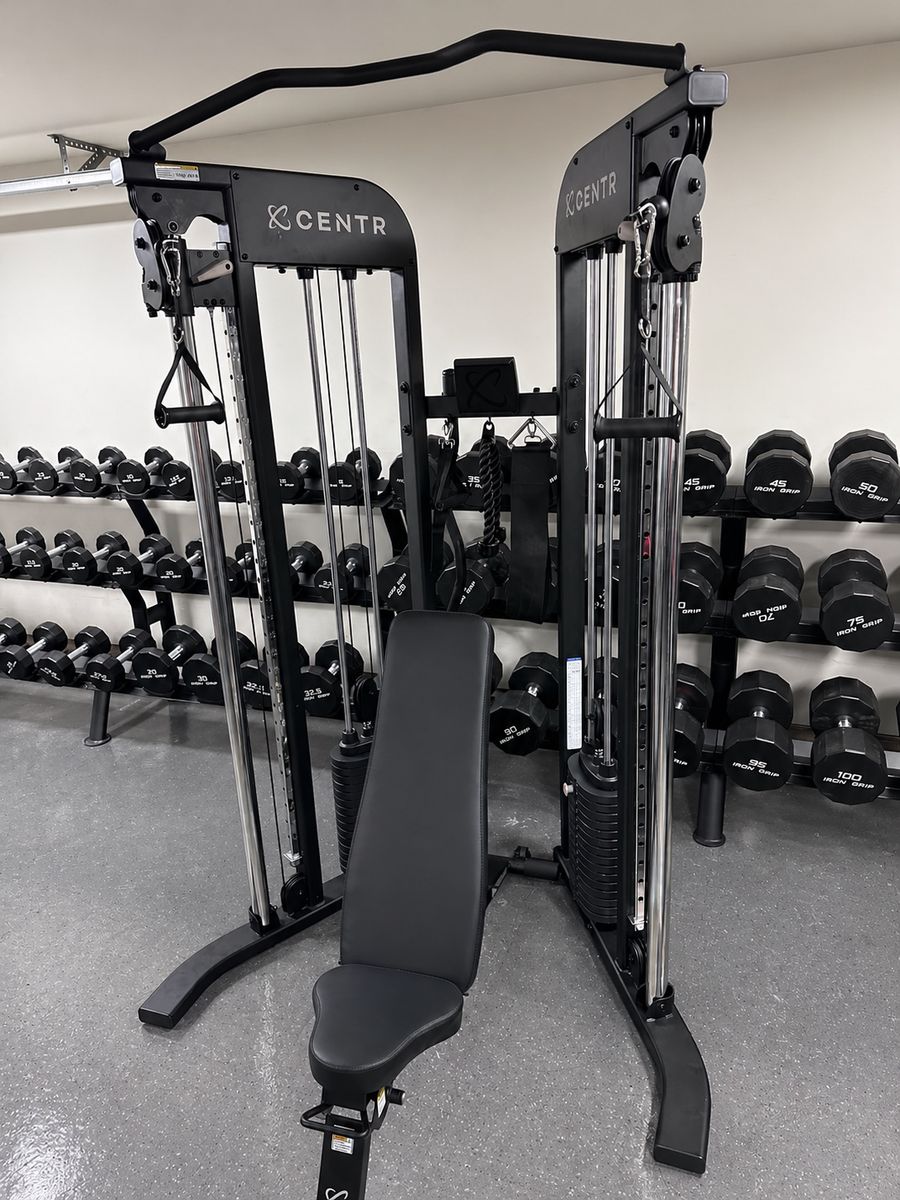 CENTR 2 HOME GYM FUNCTIONAL TRAINER & BENCH