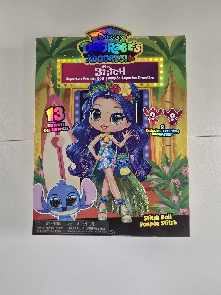 Opened Disney Doorables Adorables Stitch Superfan Premier Doll - 13 Surprises