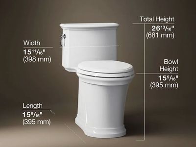 Kohler Harken 1.28 GPF one piece toilet.
