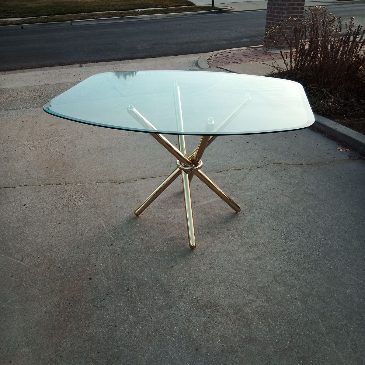 Vintage, Mid Century, Chromcraft 'jacks' dining table