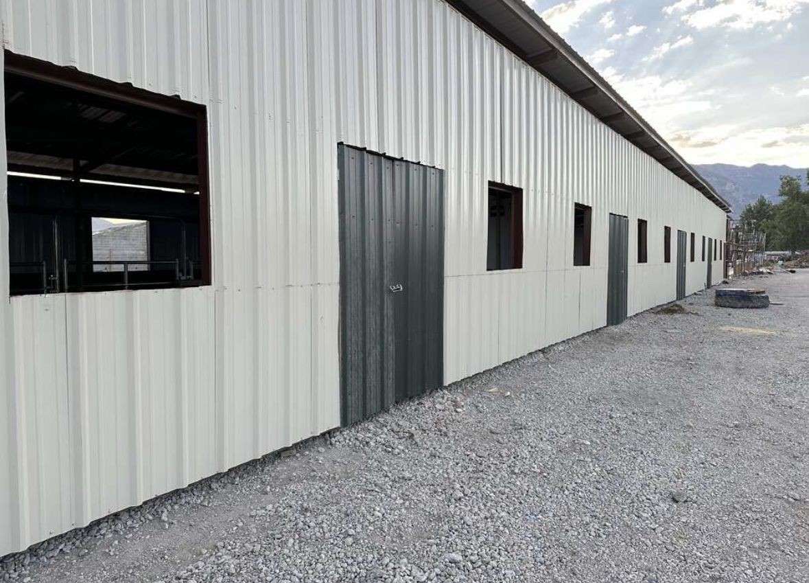 Horse barns