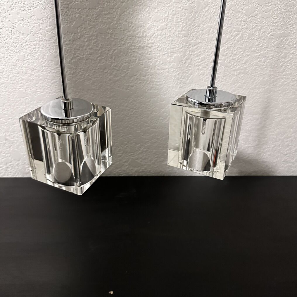 Clear Pendant Lights Set Of 2